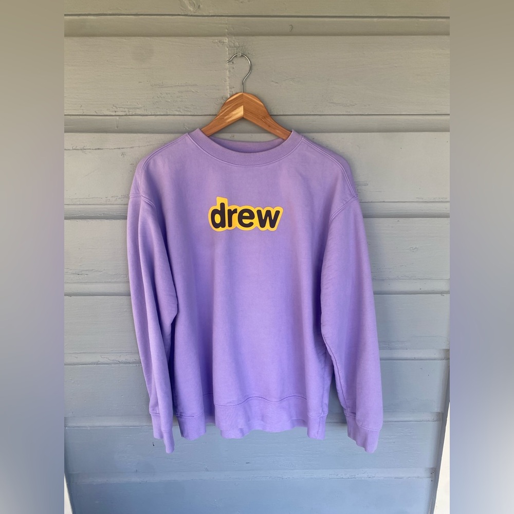 Drew Purple Crewneck Sz Small